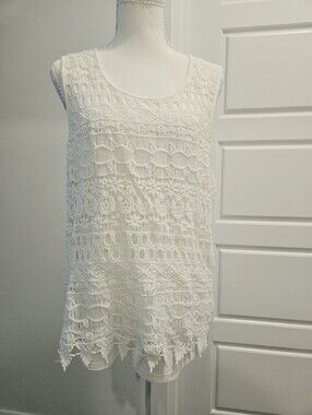 Brave Soul Crocheted Sleeveless Top